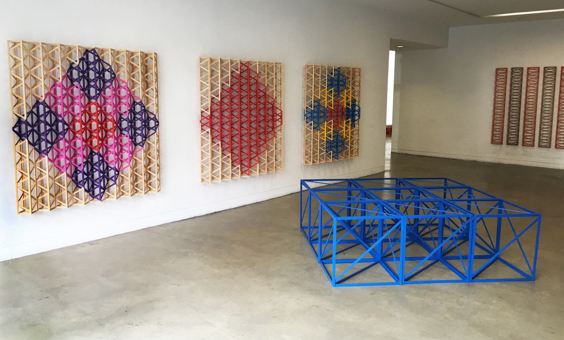 Rasheed Araeen Geometry and Symmetry (Installation View)