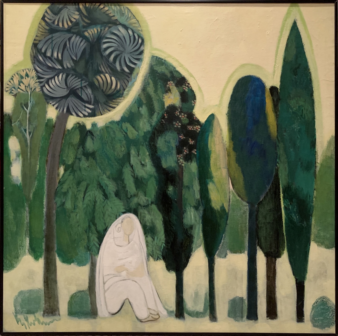 K.S. Kulkarni, Woman Under Tree