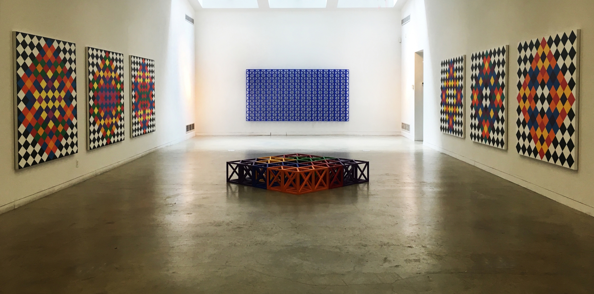 Rasheed Araeen Geometry and Symmetry (Installation View)