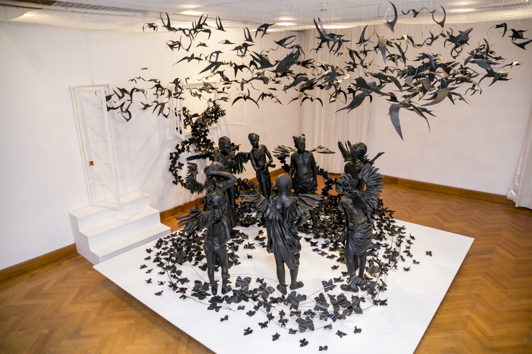 Peju Alatise , Flying Girls - Venice Biennial 2017, Nigeria Pavilion