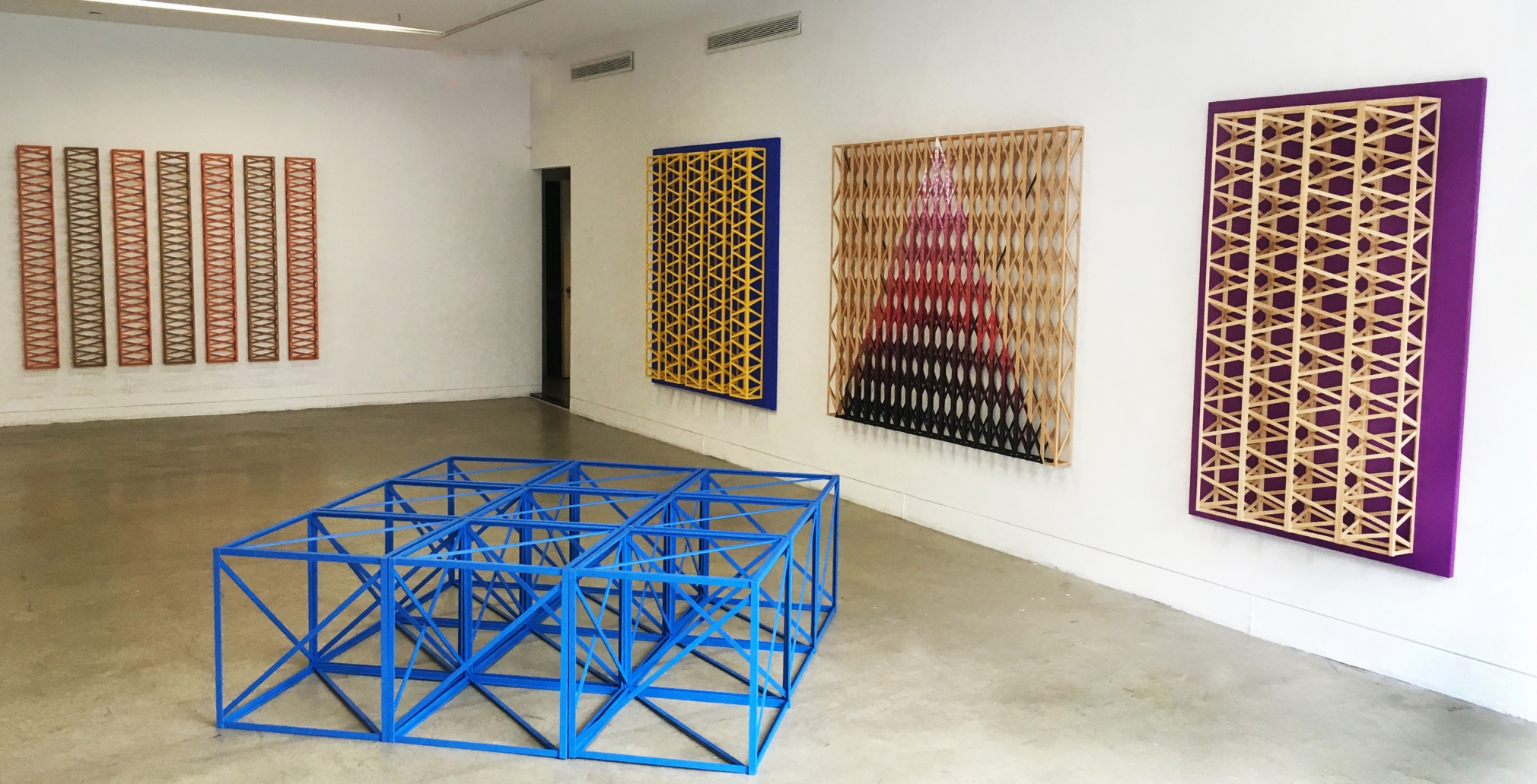 Rasheed Araeen Geometry and Symmetry (Installation View)