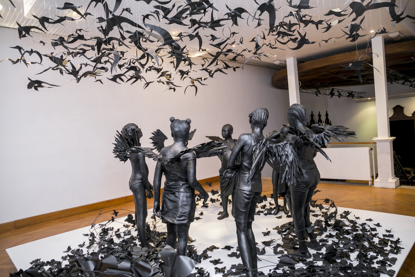 Peju Alatise , Flying Girls - Venice Biennial 2017, Nigeria Pavilion