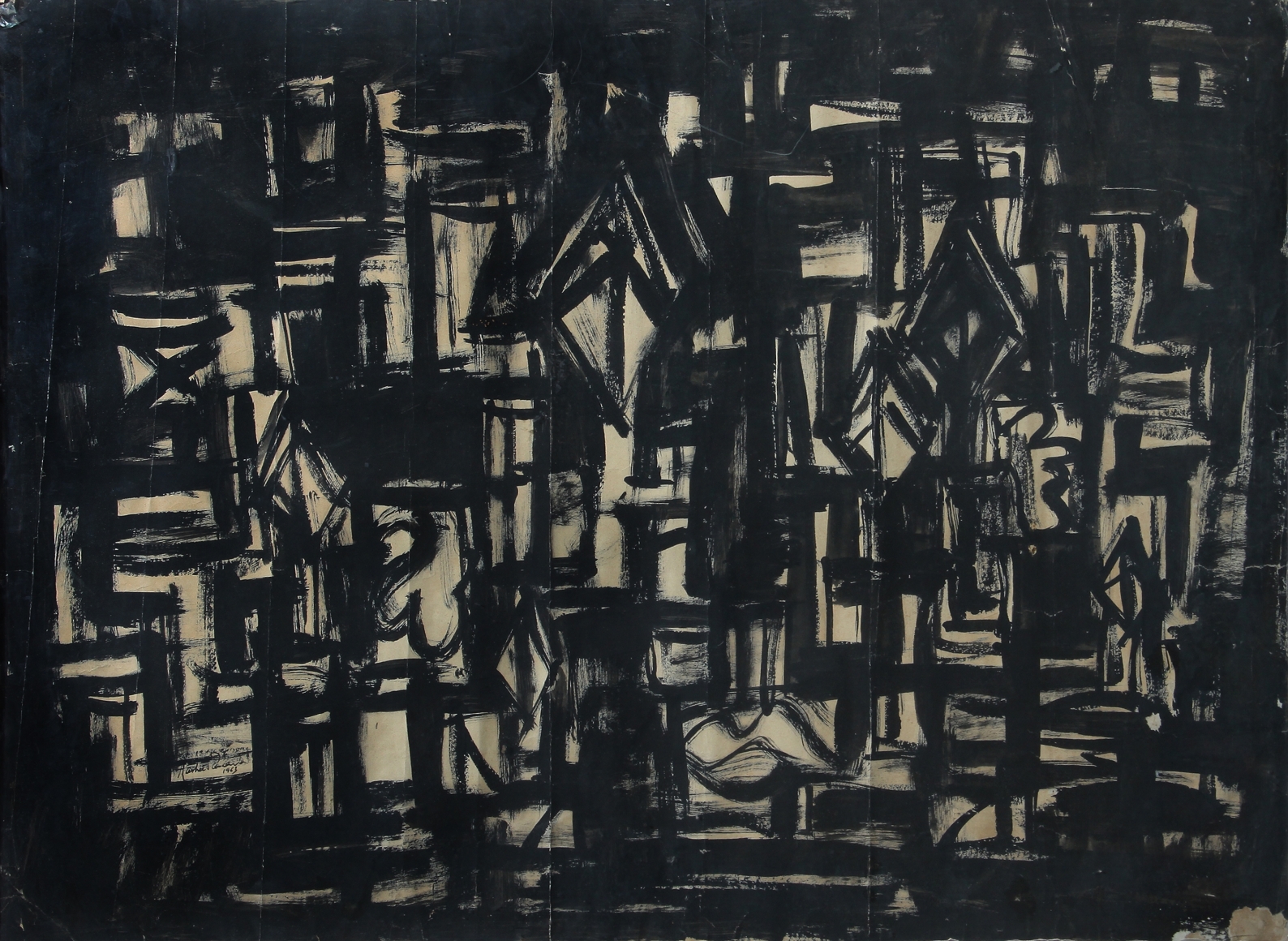 Rasheed Araeen Black Painting