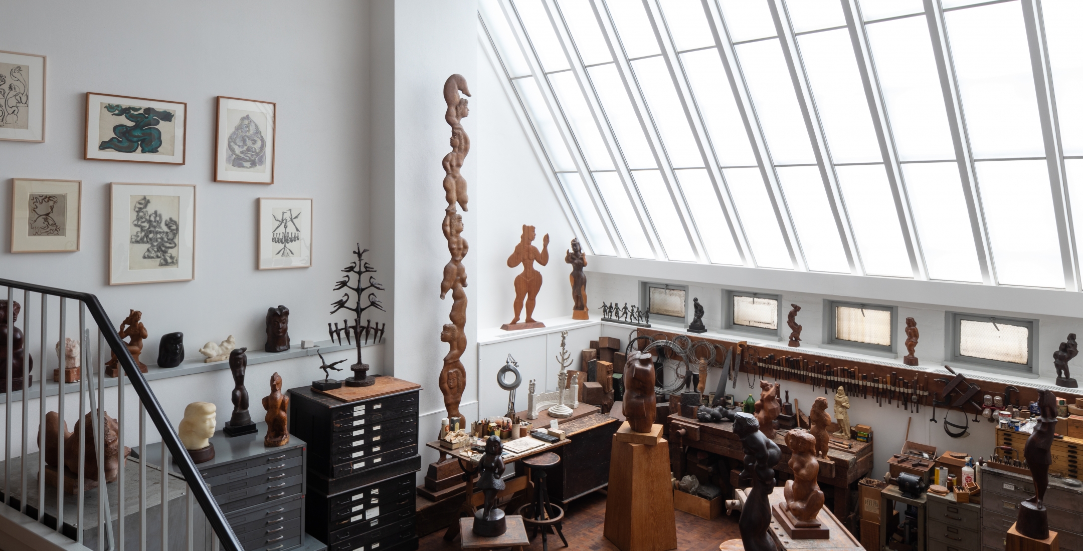 The award-winning HIstoric Home, studio and art collections of sculptor Chaim Gross in the heart of Greenwich Village