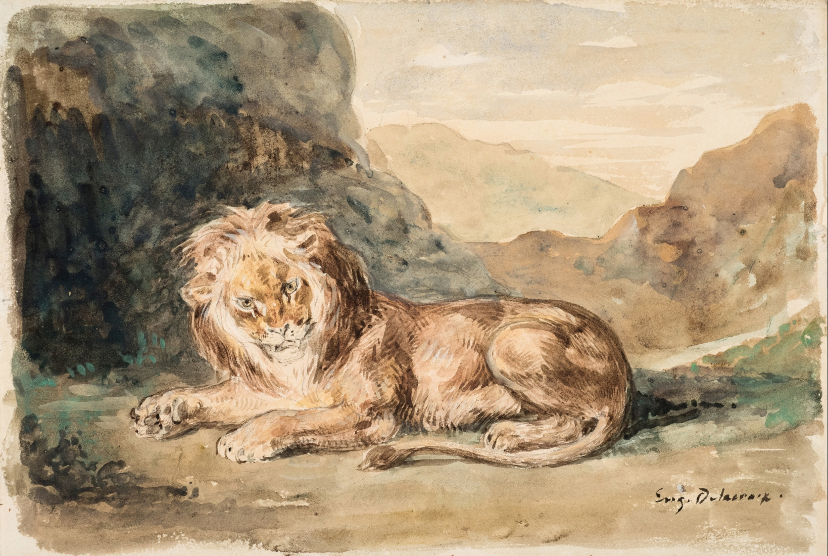 Eugène Delacroix: Drawings, Watercolors, Pastels, and Small Oils