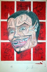 Study for Sin of Pride, 1987. Color Xerox, 10 x 8 1/2 inches. MP d-308