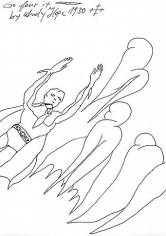 Go Four It, 2007. Ink on paper, 11 x 8-1/2 inches (27.9 x 19.1 cm).