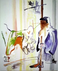 from "Jacqueline: The paintings Pablo couldn't paint anymore," 1996. Oil on canvas, 70-3/4 x 59 inches (179.7 x 149.8 cm). MP 125
