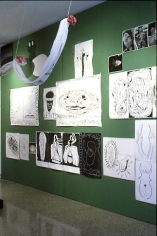 "Monkey Island and Confusion," installation view, 1982. Metro Pictures, New York.