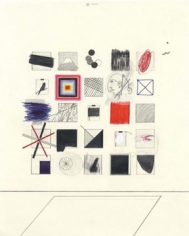 A Colorful Expression, 2003. Graphite, ball point pen, ink, correction fluid and colored pencil on paper, 10 1/2 x 8 inches. MP D-66
