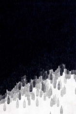 When Night Comes Down, 2007. Graphite and watercolor on paper, 12 x 7-3/4 inches (image) (30.5 x 15.9 cm); 19-3/4 x 14-3/4 inches (frame) (46.4 x 33.7 cm). MP D-190