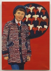 Crochet coat, 2010, Oil on canvas, 28.35 x 19.69 inches (72 x 50 cm). MP 72