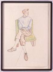TinTin 3, 2005. Colored pencil drawing on paper, 23.4 x 16.5 inches. MP D-9