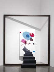 Nova Nomad, 2010. Acrylic on aluminium, wood frame, 86 5/8 x 78 3/4 inches (220 x 200 cm). MP 56