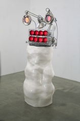 Lighthead, 2008 ceramic and mixed media