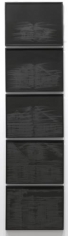 Texas Chainsaw Massacre 2, 2010. Pigment and charcoal on paper, 5 panels, 19 x 25 inches (each panel) (48.3 x 63.5 cm). MP D-384