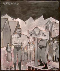 Deathworld, 2005. Oil on board, 24.61 x 20.08 inches (62.5 x 51 cm). MP 5