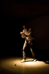 hahn / huhn (From the work hahn / huhn, 2003 â ongoing), 2008. Performance, MUMOK, Vienna