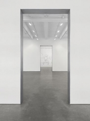 Louise Lawler, "No Drones." Installation view, 2014. Metro Pictures, New York.