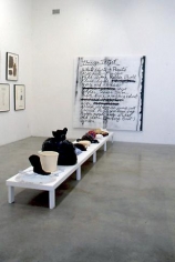 "The Poetics Project: 1977 - 1997," installation view, 1998. Metro Pictures, New York.