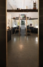 Grundlegung Zur Krankisch Grundrisse Kopf bis Magen Innere Wirkung Natur Kapputt Aus Gemacht, 2011. Four-channel film and mixed media, dimensions variable. MP 26