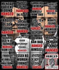 GILBERT & GEORGE, Hanged, 2011