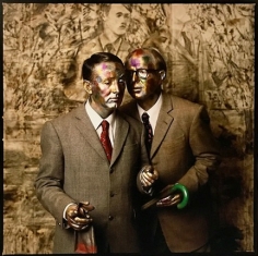 Abe Frajndlich, Gilbert and George, New York City, October 1991