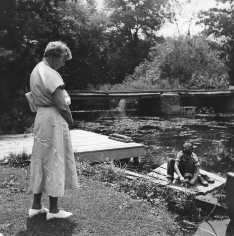 Genevieve Naylor, Eleanor Roosevelt, Hyde Park, New York, 1956-57