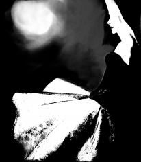 Lillian Bassman Basque Slip, model unknown, all-in-one by Peter Pan, 1955