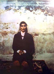 Deborah Turbeville, Hermana in Bridal Costume, Posos, Mexico, 1997