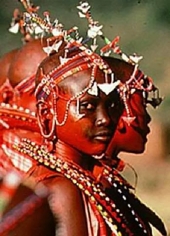 Carol Beckwith and Angela Fisher, Maasai Girls, Kenya, 1985