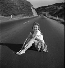 Andre de Dienes, Norma Jean, California Highway, November 1945