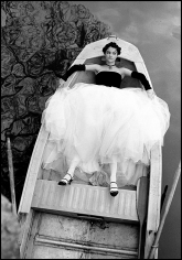 Arthur Elgort, Helena Christensen in New Orleans, British Vogue, 1990