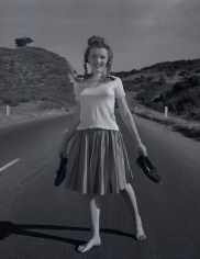 Andre de Dienes, Norma Jean, California Highway, November 1945