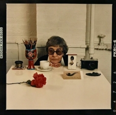 Abe Frajndlich, Evelyn Hofer with Still Life, New York, April 12, 1988