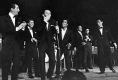 Phil Stern, The Rat Pack Performing at the Sands, Las Vegas, 1953