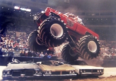 George Kalinsky, Monster Trucks, Madison Square Garden, New York, 1984