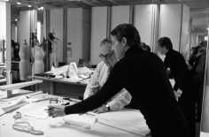 Harry Benson, Halston in his workroom, New York, 1977