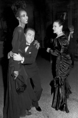 Ron Galella, Iman, Raphael Lopez Sanchez, and Paloma Picasso, Yves Saint Laurent Retrospective at The Metropolitan Museum of Art, New York, 1983