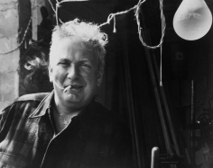 Herbert Matter, Alexander Calder smoking, 1955
