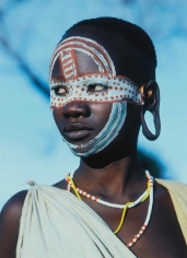 Carol Beckwith and Angela, Fisher Surma Girl, Ethiopia