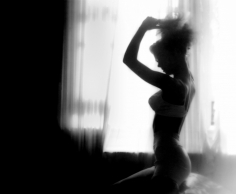 Lillian Bassman Silo, Bra and Panties, model unknown, 1948