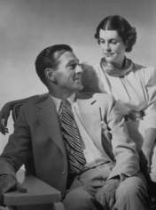 Horst, Gary Cooper and wife Veronica Balfe, 1938