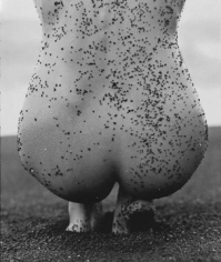 Herb Ritts, Female Nude with Black Sand, Hawaii, 1989