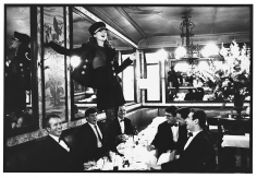Arthur Elgort, Kate Moss at Cafe Lipp, Paris, VOGUE Italia, 1993