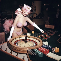 Bruno Bernard, Lu Alten at the Riviera Casino, 1959