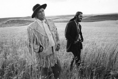 Mary Ellen Mark, Marlon Brando & Jack Nicholson on the set of The Missouri Breaks, Billings, Montana 1975