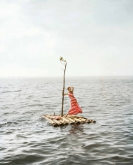 William Helburn, Raft, Lucinda Hollingsworth, off Westhampton Beach, Supima, 1959