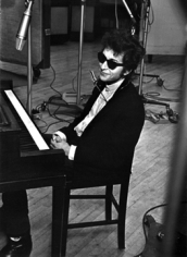 Daniel Kramer, Bob Dylan with Acoustic Guitar and Harmonica at "Bringing it All Back Home" Recording Session, New York, 1965
