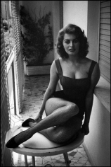 David Seymour, Sophia Loren at Home, Rome, Italy, 1955